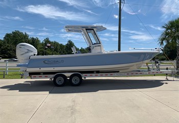 2025 Robalo 266 Cayman Steel Blue/White Boat